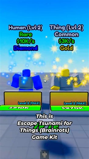 Escape Tsunami for Things (Brainrots) Game Kit