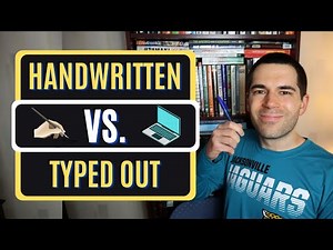 Should You HANDWRITE or TYPE OUT Your First Draft? (Writing Advice)
