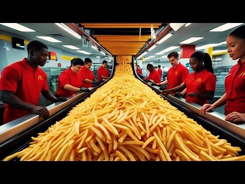 LE SECRET DE LA FABRIQUE MODERNE DE FRITES CHEZ MCDONALD'S