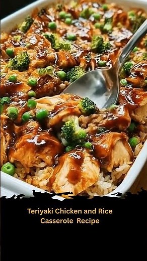 Teriyaki Chicken and Rice Casserole