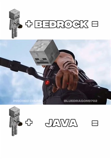 Bedrock vs Java #minecraft #minecraftmemes #gaming | minecraft