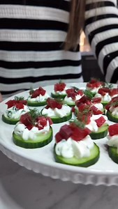 Ingredients: Cucumber, chives, dill, cream cheese and the star of the show is a cold smoked tuna! #appetizer #lowcarb #coldsmokedfish #coldsmokedtuna | Solovey Kitchen