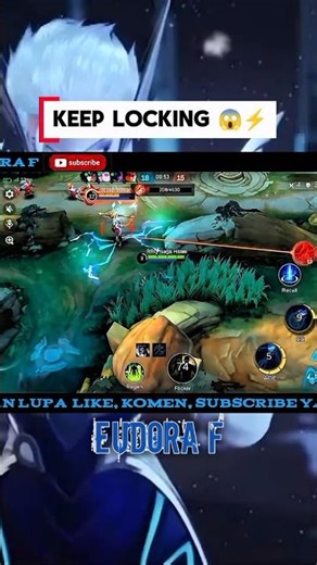 KEEP LOCKING 😱 | Eudora Gameplay