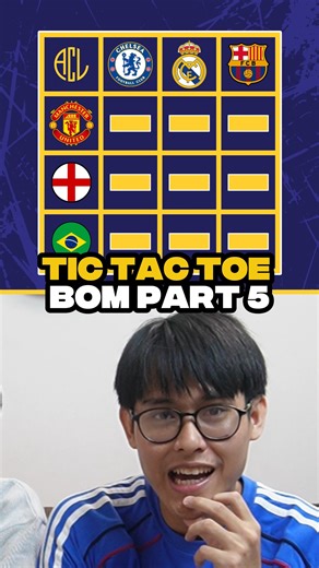 Acelone FC on Instagram: "TIC TAC TOE BOM PART 5 #tictactoe #footballplayer"