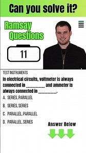 Ramsay Test Instruments Question