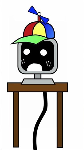 crying Mr fun computer
