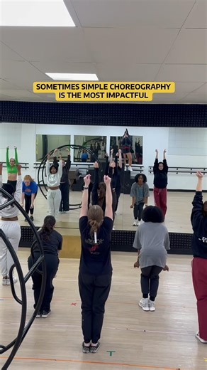 Doesn’t always have to be complex! #dance #choreography #tips #teacher #fyp