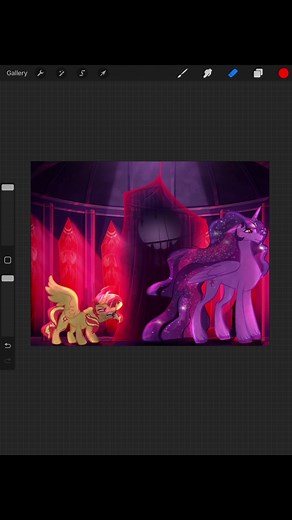 I havent done a scene redraw yet and i just watched this episode yesterday. #mylittlepony #helluvaboss #mlpfandom #hazbinhotel #mlpau