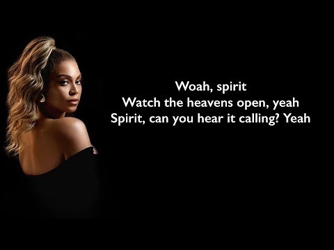 Beyonce - Spirit (Lyrics)