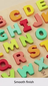 Hape Alphabet Blocks Wooden Learning Puzzle