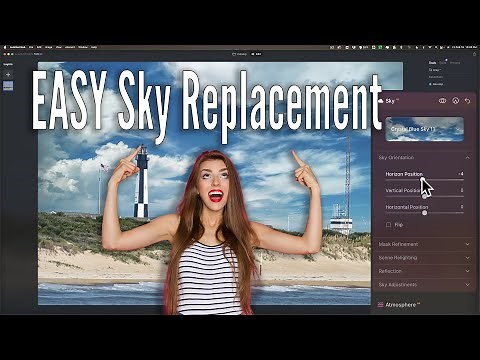 Sky Replacement in LUMINAR NEO
