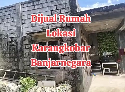Bismillah Dijual cepat rumah dengan luas - 85m2 surat2 masih SPPT. Lokasi Karangkobar Banjarnegara. Harga:250 juta Info detail bisa DM me😊🙏