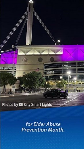 San Antonio Lights Up the Sky For Elder Abuse Awareness Month
