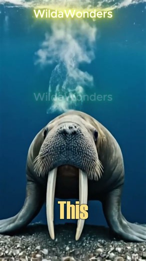 UNBELIEVABLE: How Pacific Walrus Use GIANT TUSKS to Shatter Ice & Hunt Deep! #uniquefacts #facts