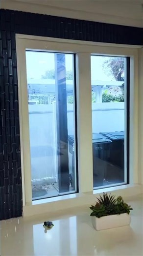 Impact-Resistant Picture Window | Steel Frame & Security Glass