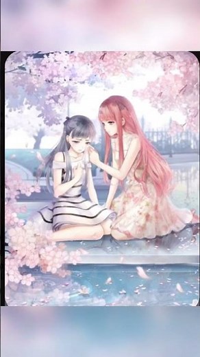 two BFF anime girl