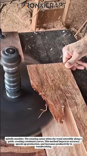 Curved Wood Shaping with a Spindle Moulder | Precision Woodworking Process