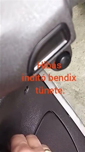 Piaggio starter bendix fault phenomenon.
