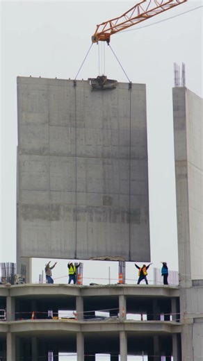 Massive Panel Falls From High-Rise — Near Disaster😱