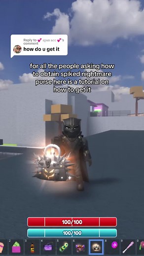 Replying to @💕 𝚜𝚙𝚊𝚖 𝚊𝚌𝚌 💕 HOW TO GET SPIKED NIGHTMARE PURSE IN BADDIES #roblox #baddiesroblox #robloxgames #baddies #roblox