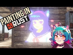 [RUST] catgirl neon sign speedpaint