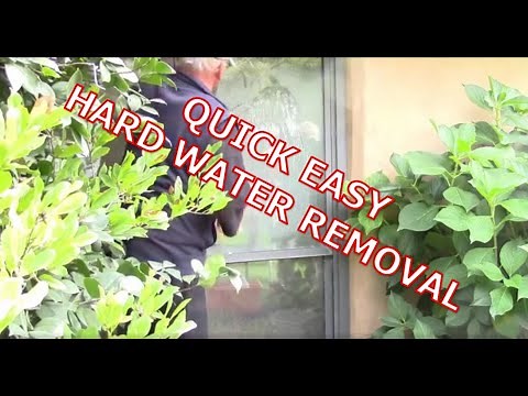 WINDOW CLEANING ✅CALCIUM REMOVAL OFF GLASS USING ONE RESTORE