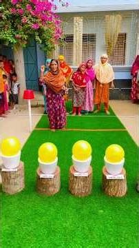 Village Women Balloon Pot Challenge | Fun Game Competition