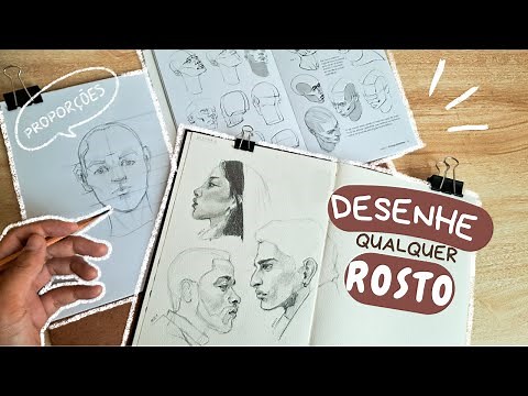 COMO DESENHAR ROSTO E DEIXAR SEU DESENHO PARECIDO COM A REFERÊNCIA🎨✏️ | PROPOÇÕES e técnicas básicas