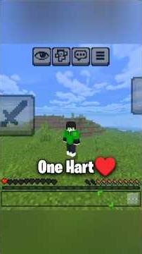 Minecraft এ One Hart challenge⚡