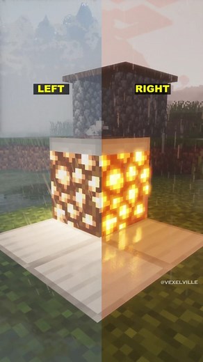 VexelVille - Minecraft Shaders on Instagram: "Which shaders looks better in a rainstorm? Minecraft comparison in split-screen view between Kappa Shader (left) vs Sildur's Vibrant Shaders Extreme with volumetric lighting (right). Both sides are using default 16x textures only. Exposure settings were adjusted in Kappa Shader, and Bloom set to Low in Sildur's Shaders. Both sides use water reflections. - #minecraftshaders #minecraft #minecraftsurvival #minecrafters #gaming #minecraftpc #minecraftmod
