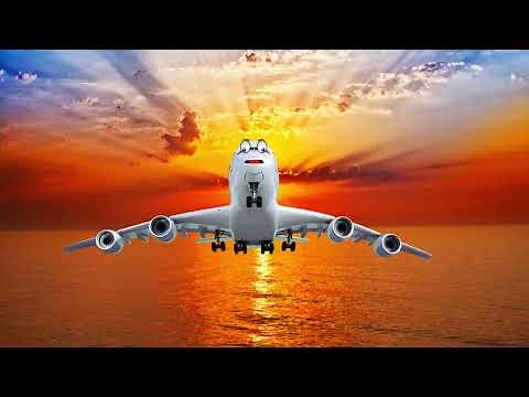 Doodles Airplanes - Doodles are flying and singing - Plane dancing on the Sunrise