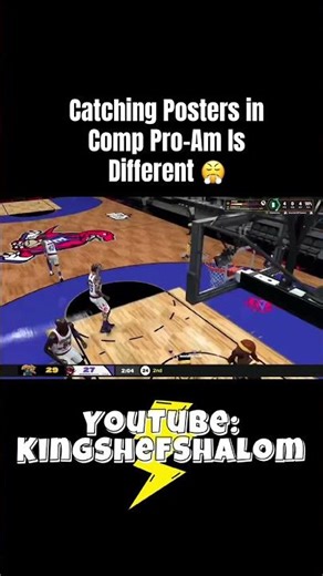 They Tried to Stop This Dunk in Comp Pro-Am… 😭 #nba2k26