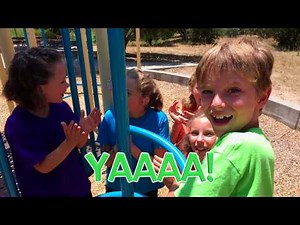 Learn English Words! Playground Opposites with Sign Post Kids! In!