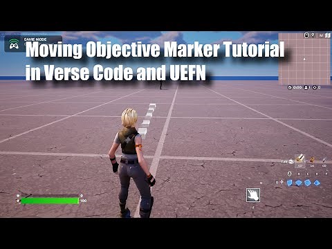 Moving Objective Marker Tutorial in Verse Code and UEFN
