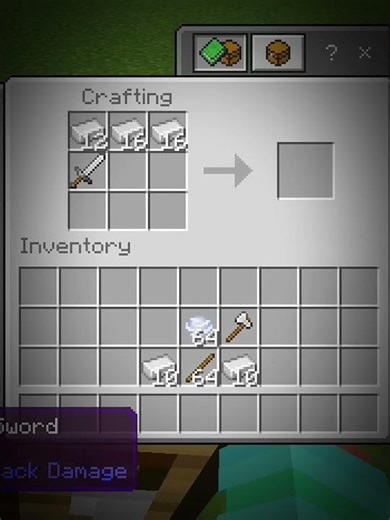 How to make Minecraft craft mace #shorts #minecraft #youtubeshorts