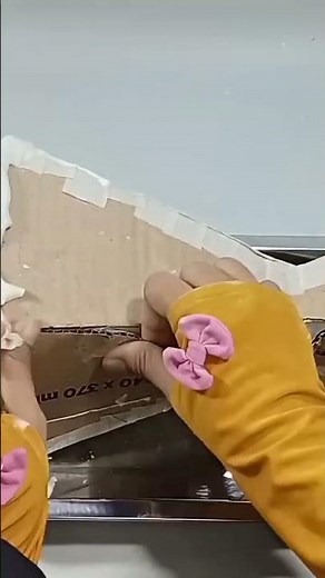 DIY: Creating Stunning Cardboard Flower Vases Using Gypsum Casting Technique | YouTube Shorts