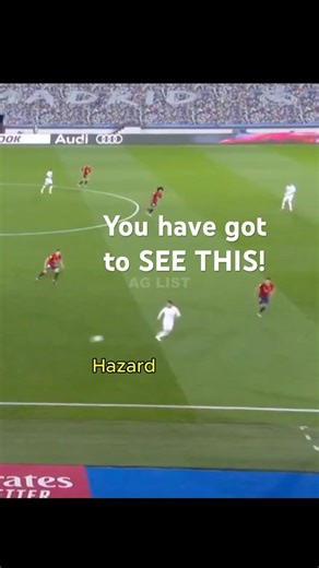 High (1000) IQ Pass by Eden Hazard #football #skills #edenhazard