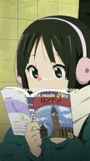 ✨ How to Focus on Studies 📚 | Anime Study Motivation. Stay calm, remove distractions