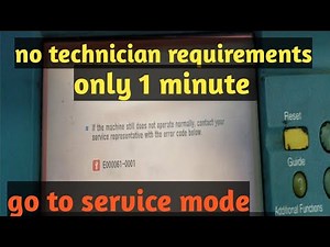 #ir6000 #E000061-001 E 000061-0001 err will never come again 100%working || follow step.