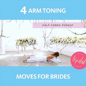 6.4K views · 50 reactions | Blogilates is here with four moves that will help tone your arms before your wedding day: https://trib.al/ikxH4cG | The Knot | Facebook
