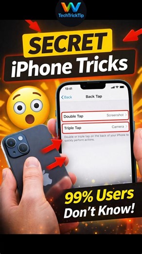 Secret iPhone Trick 99% of Users Don’t Know! (Back Tap Feature)