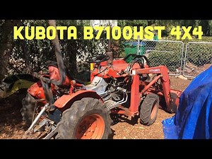 Kubota B7100HST 4x4 Tractor Walkaround