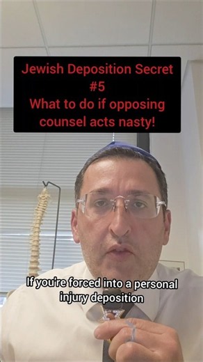 Deposition tips- dont let a aggressive defense lawyer intimidate you during your deposition