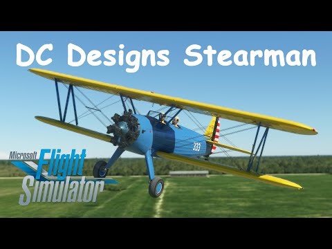 MSFS DC Designs Stearman Review & Tutorial