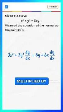 How to Find the Equation of the Normal for a Curve | IB Math Explained
