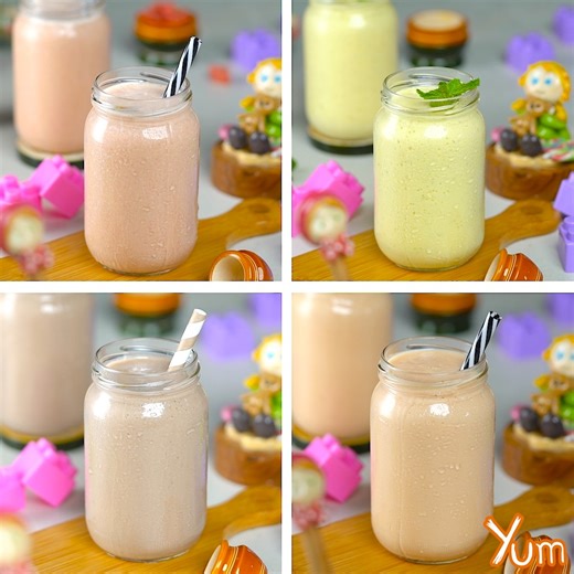 25K views · 122 reactions | 4 Ways Smoothie for Kids Recipe* in the comment section! | Yum | Facebook