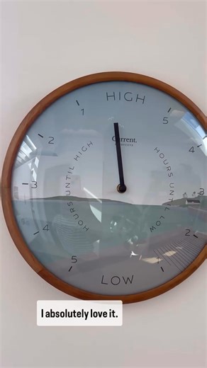 A wonderful review by @enjoy_your_home_ of our Sandycove, Cork Tide Clock 💙 | Current Clock