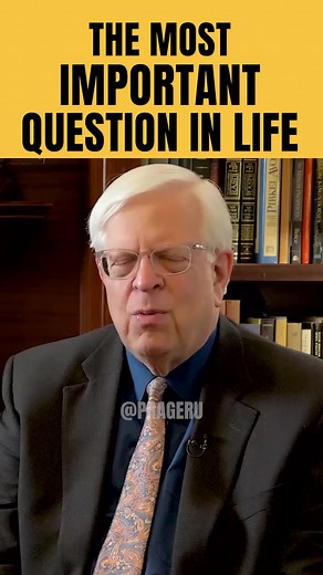 10K views · 342 reactions | The most important question in life. | Dennis Prager | Facebook