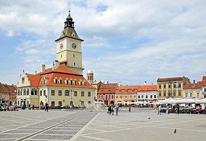 Council Square (Piața Sfatului) in Brasov, Romania