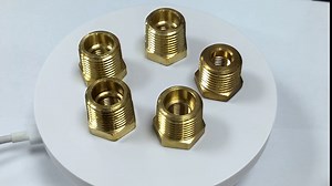 3/4" NPT Male x 3/8" NPT Female Reducer Bushing Adapter Brass Hex Reducing Pipe Fitting (Pack of 5) 1200 PSI